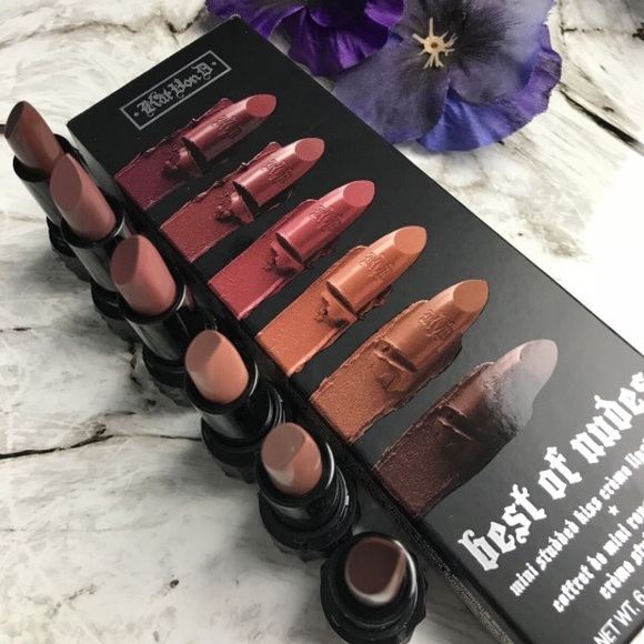Kat Von D Other - Kat Von D Best Of Nudes Studded Kiss Lipstick Set